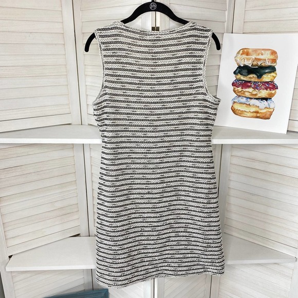 Max Studio Black and white knit shift dress - Picture 7 of 8